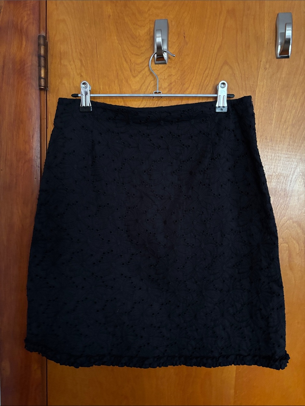 Women's Black Lace A-Line Skirt